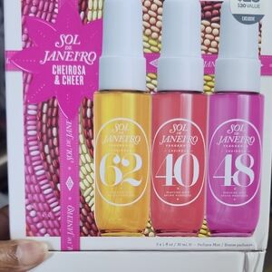 Sol de Janeiro Cheirosa & Cheer Trio Set in Yellow, Pink, and Purple